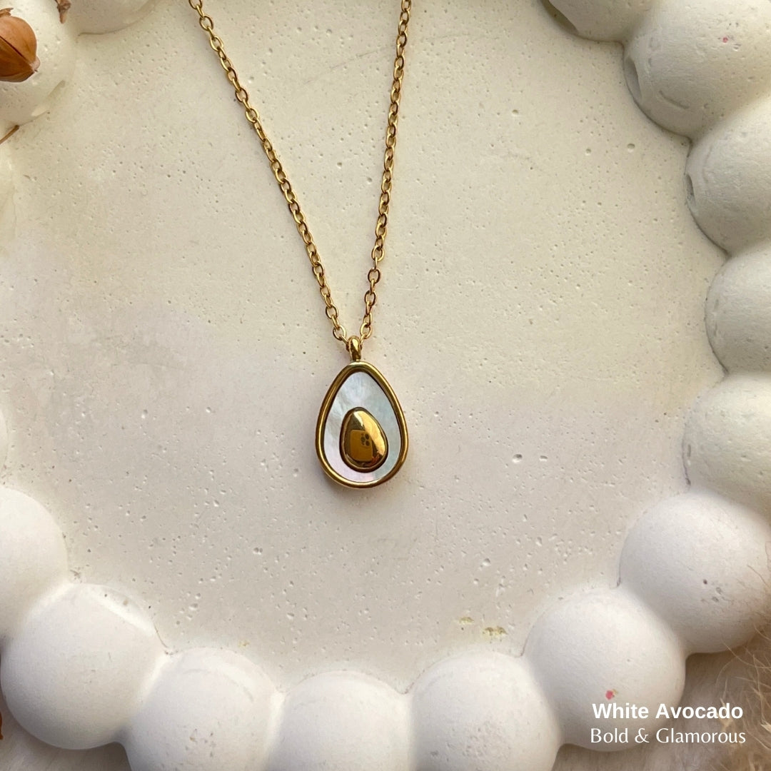 Necklace | SN206 | White Avocado