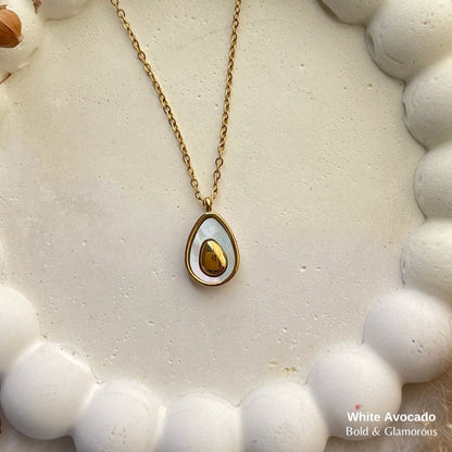 Necklace | SN206 | White Avocado