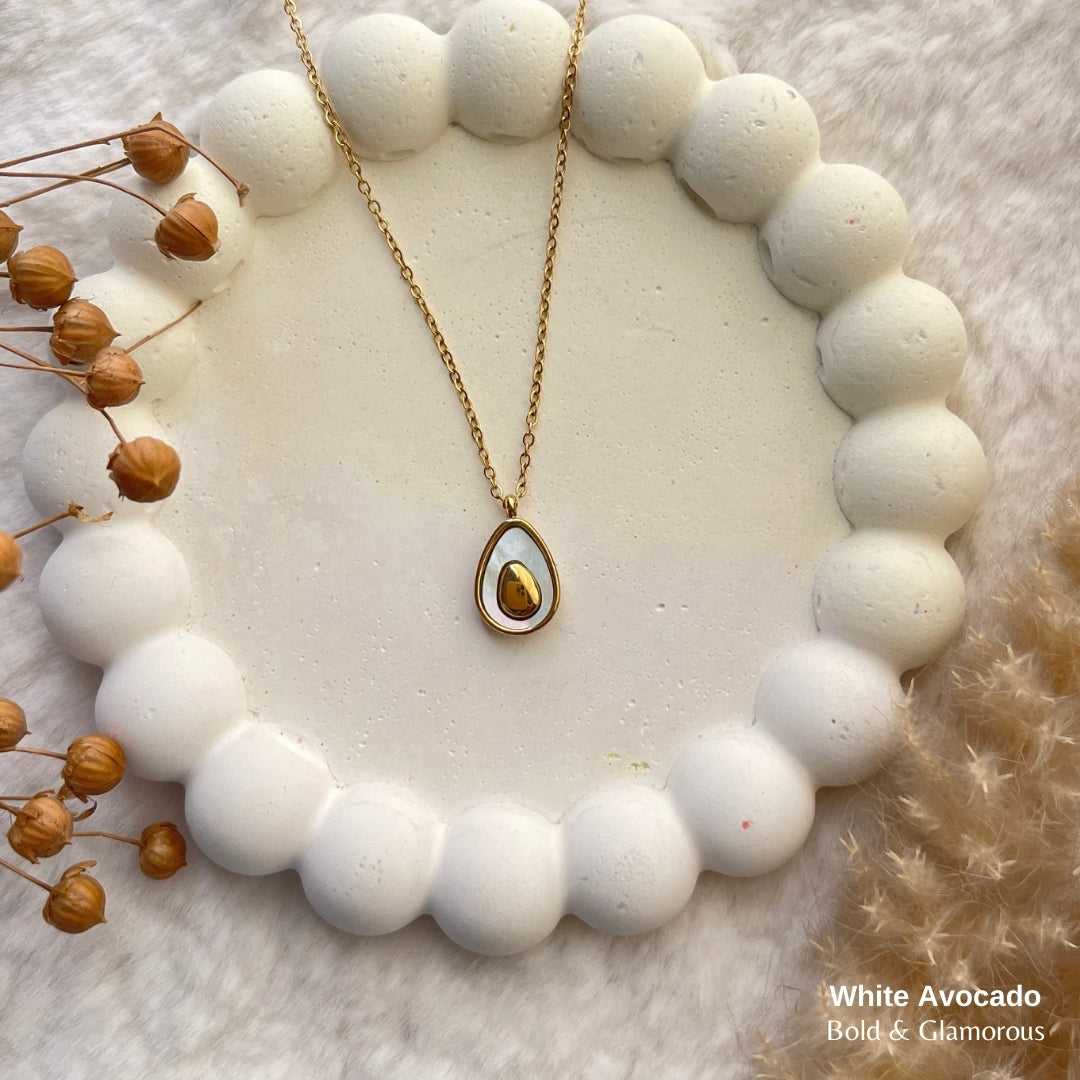 Necklace | SN206 | White Avocado