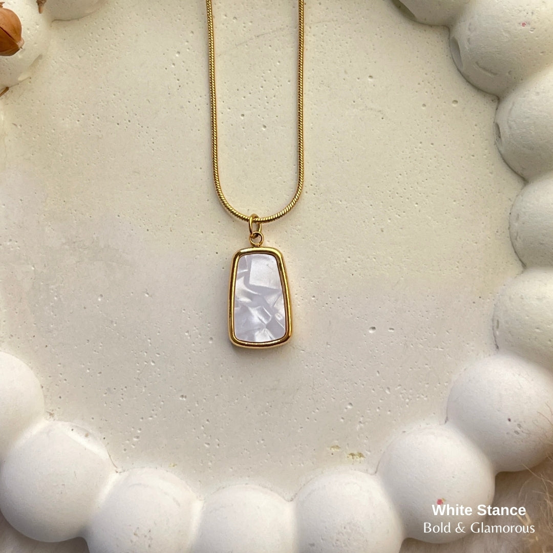 Necklace | SN207 | White Stance
