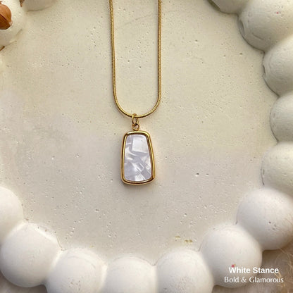 Necklace | SN207 | White Stance