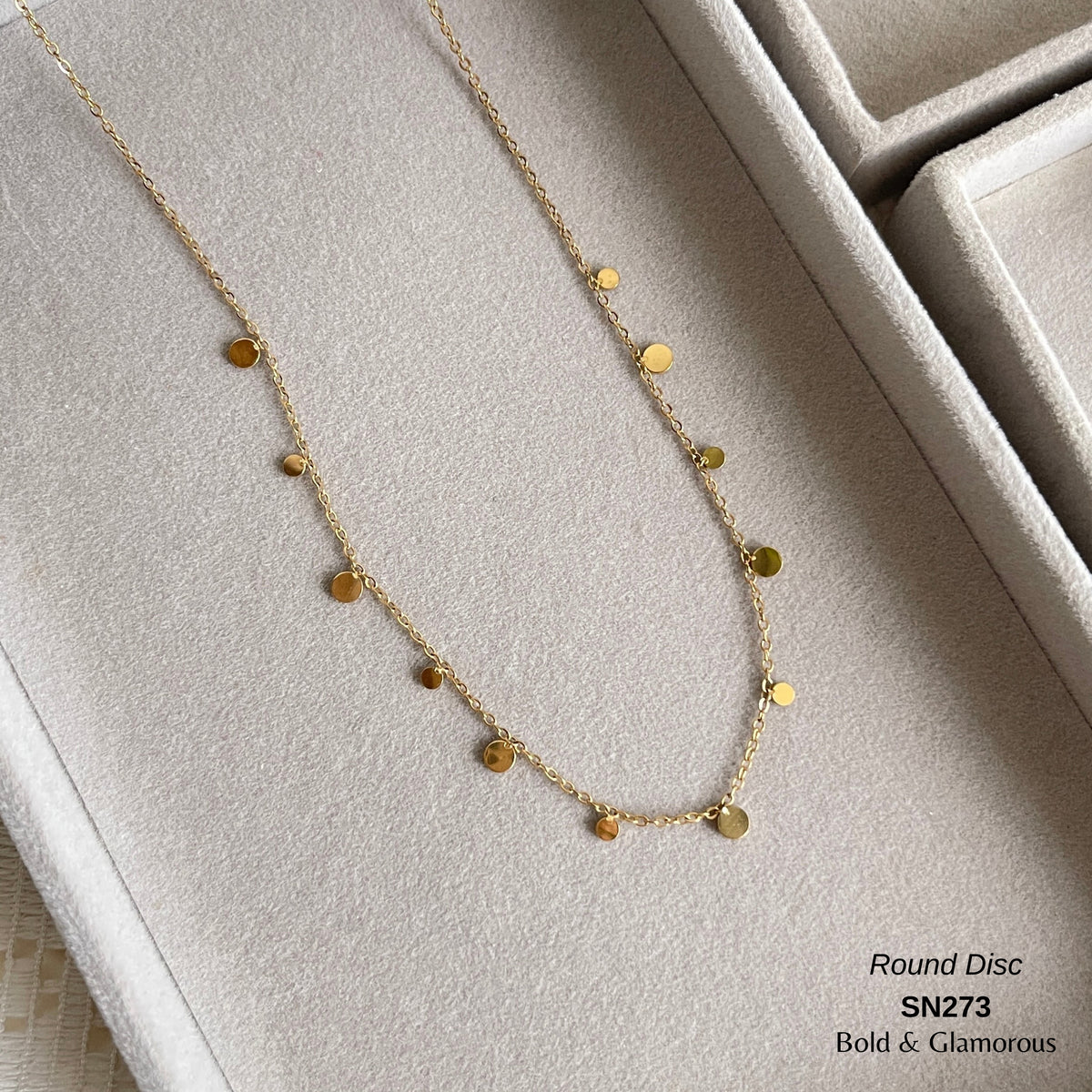 Necklace | SN273 | Round Disc
