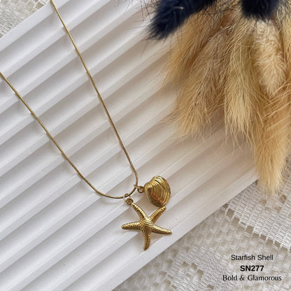 Necklace | SN277 | Starfish Shell