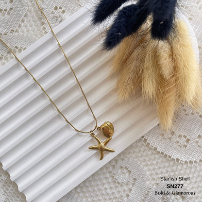 Necklace | SN277 | Starfish Shell