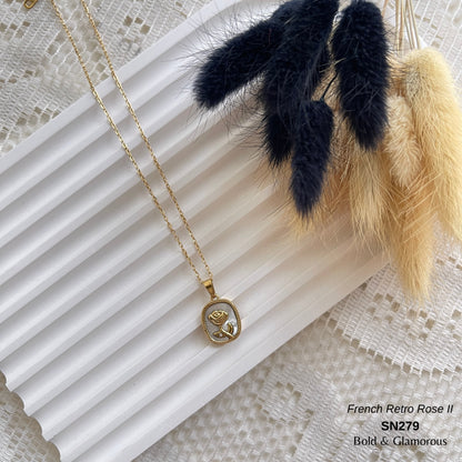 Necklace | SN279 | French Retro Rose II