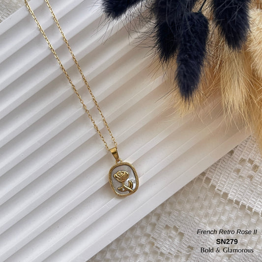 Necklace | SN279 | French Retro Rose II