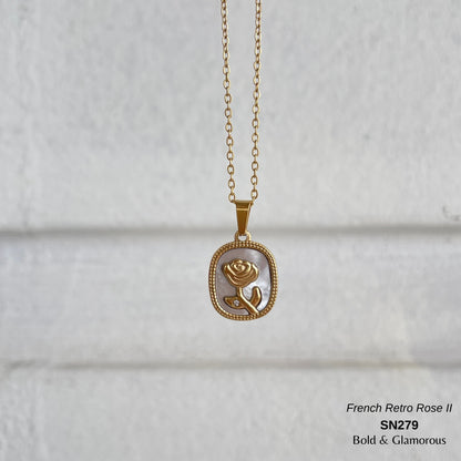 Necklace | SN279 | French Retro Rose II
