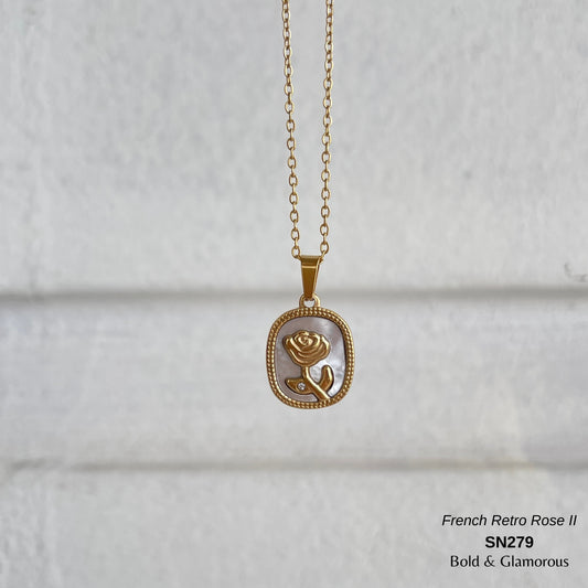 Necklace | SN279 | French Retro Rose II