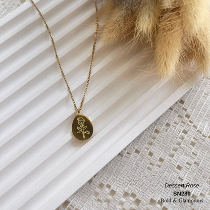 Necklace | SN280 | Dessert Rose