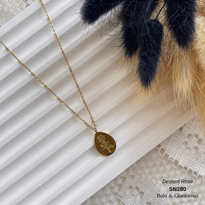 Necklace | SN280 | Dessert Rose