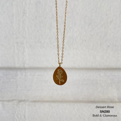Necklace | SN280 | Dessert Rose