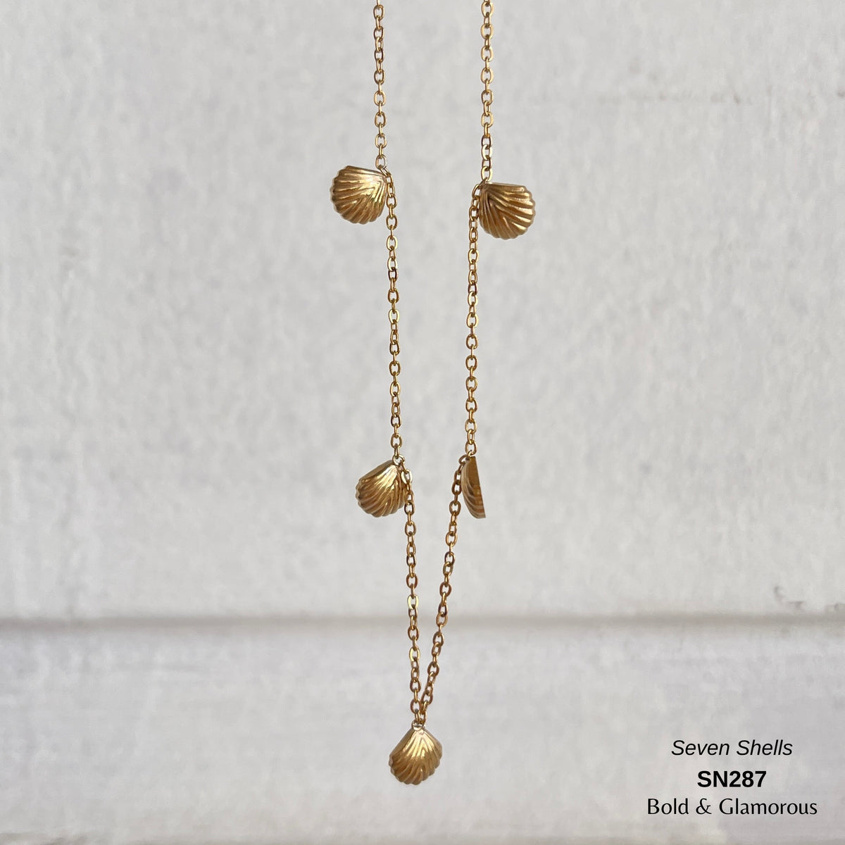 Necklace | SN287 | Seven Shells