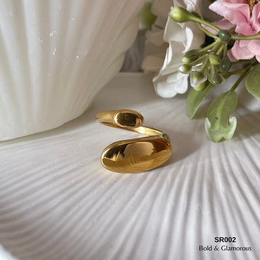 Statement Ring | SR002 | Gold
