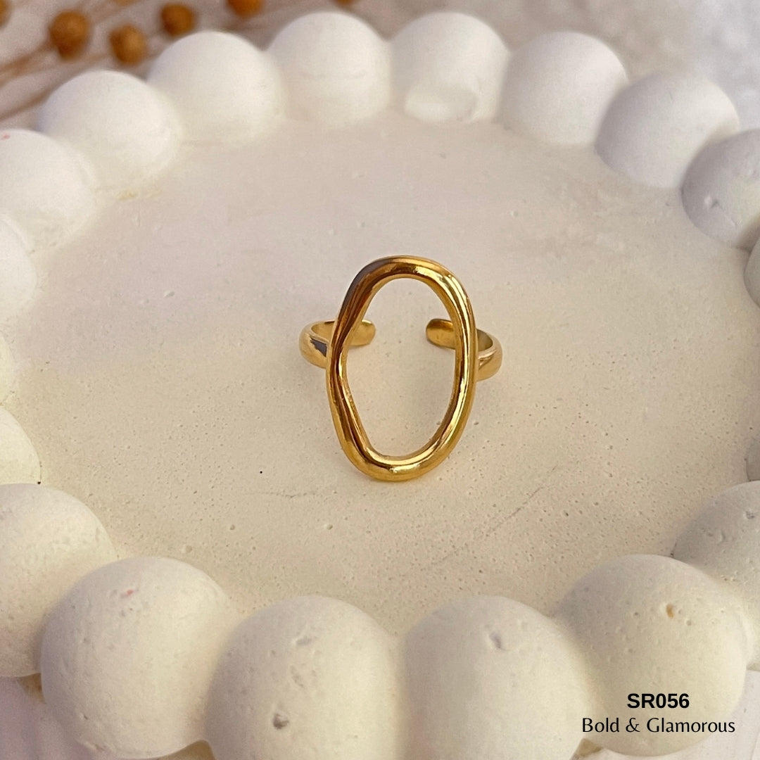 Statement Ring | SR056 | Gold