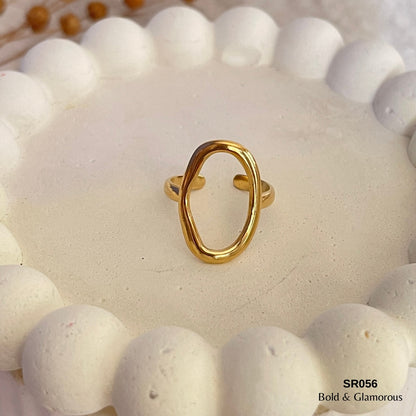 Statement Ring | SR056 | Gold
