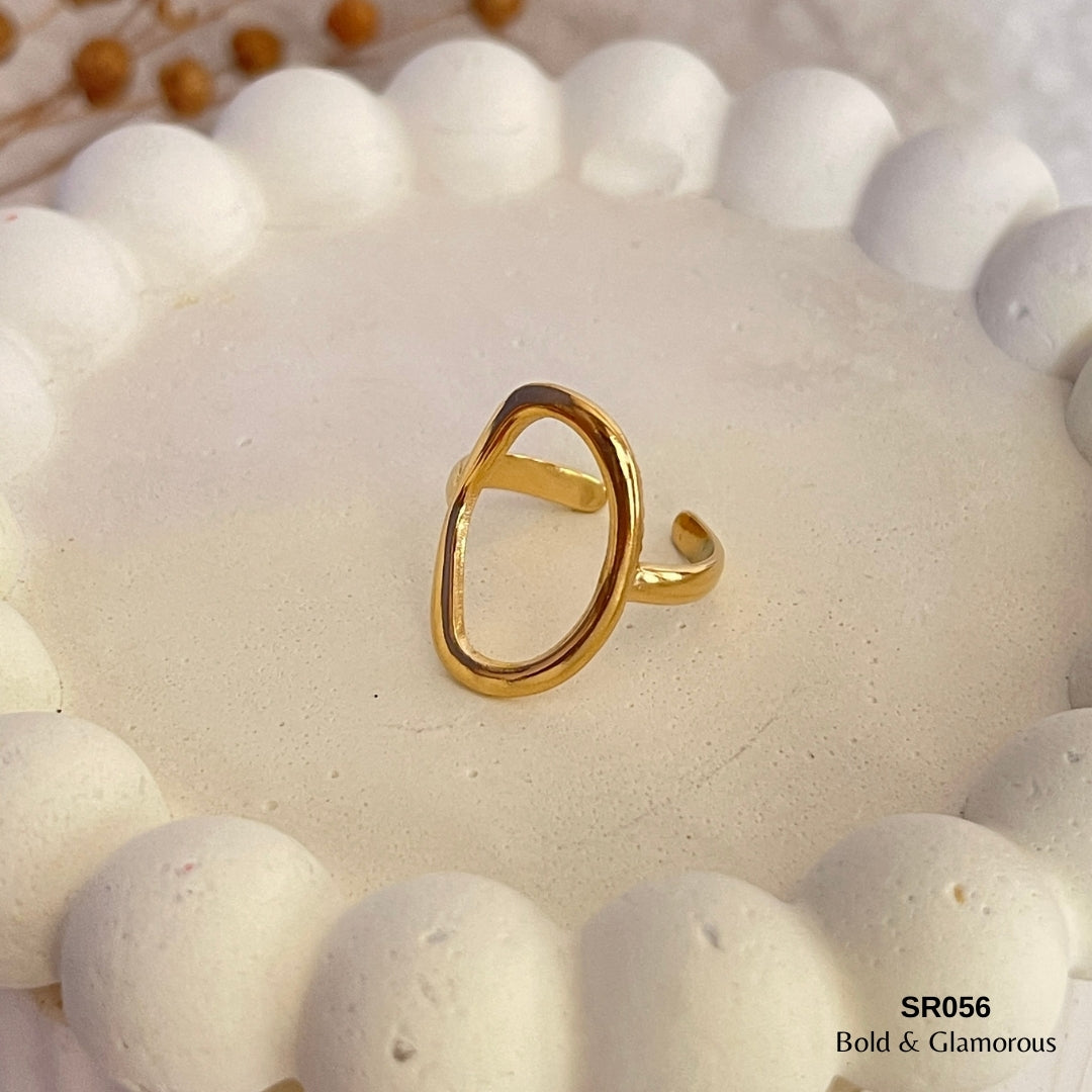 Statement Ring | SR056 | Gold