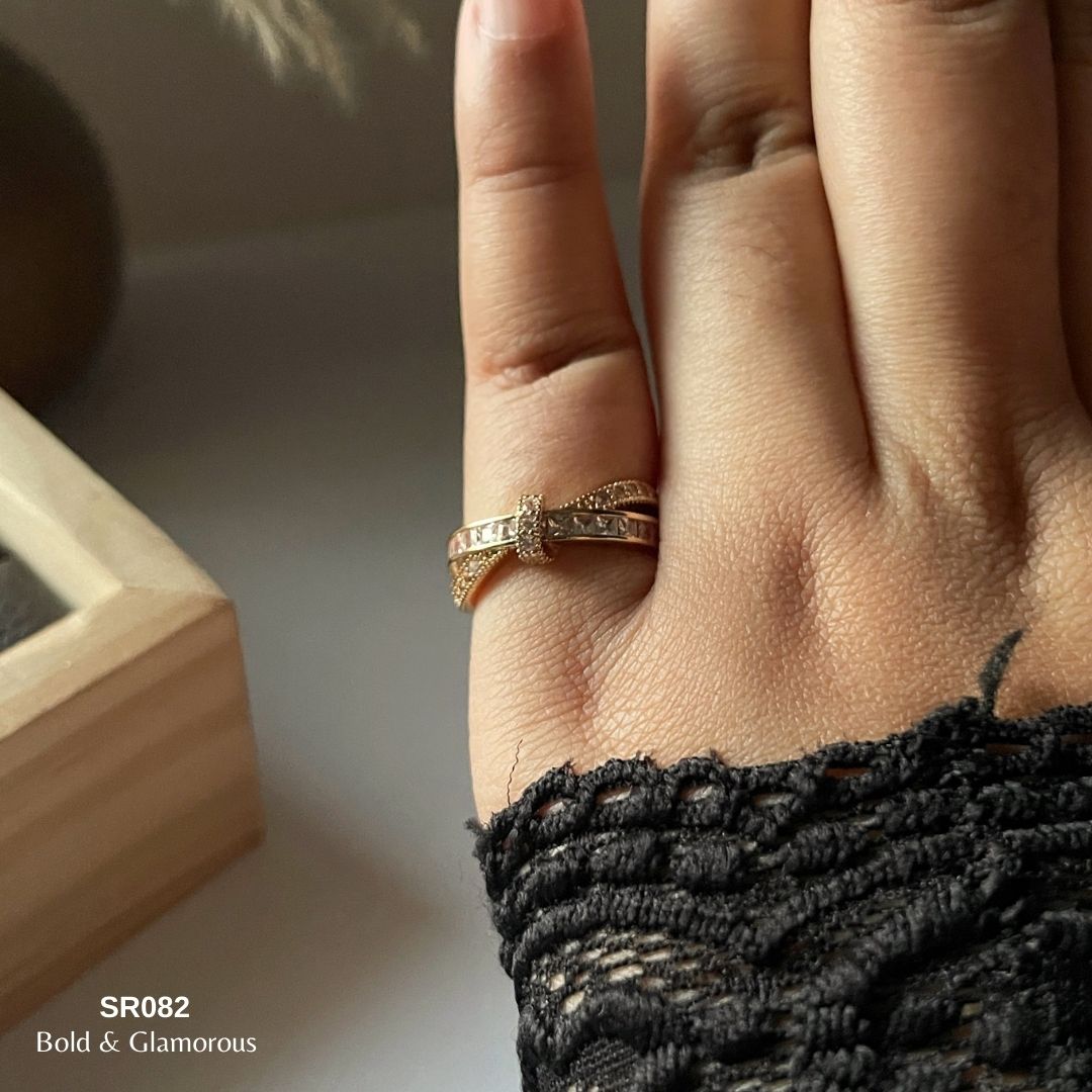 Statement Ring | SR082 | Gold