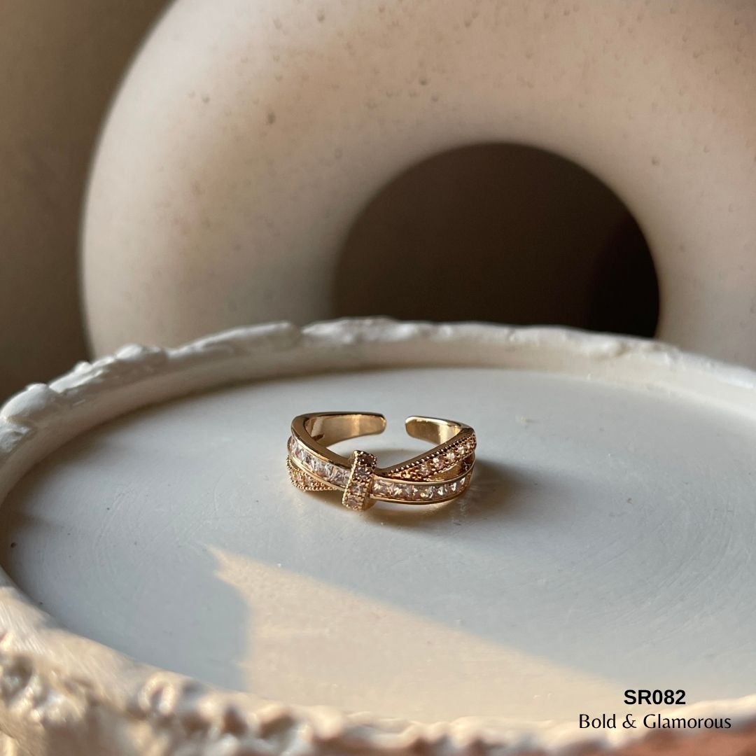 Statement Ring | SR082 | Gold