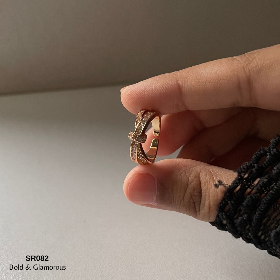 Statement Ring | SR082 | Gold
