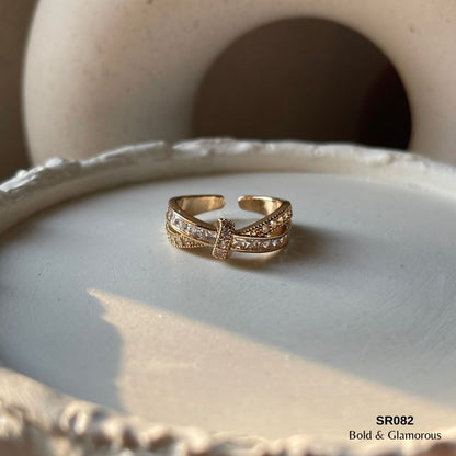 Statement Ring | SR082 | Gold
