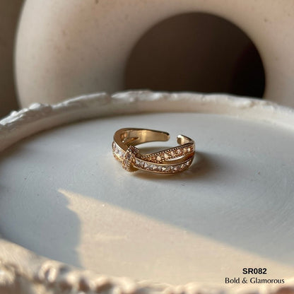 Statement Ring | SR082 | Gold