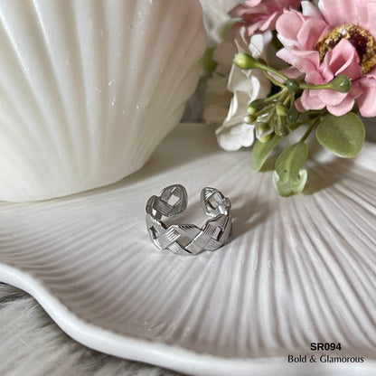 Bold Statement Ring | SR094 | Silver