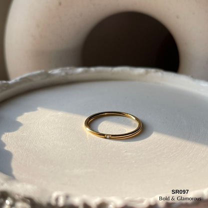 The Minimal Ring | SR097 | Gold