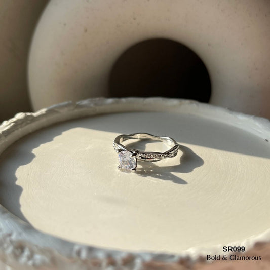 Stone Ring | SR099 | Silver