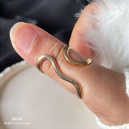 Statement Ring | SR100 | Gold