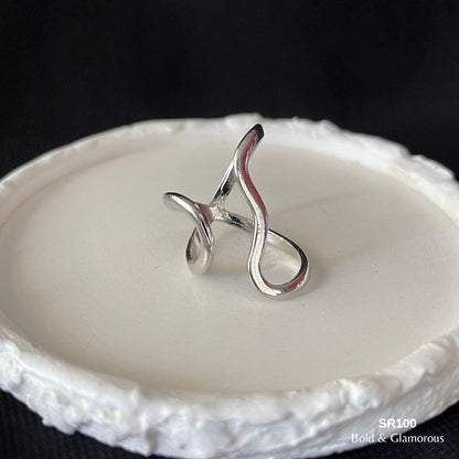 Statement Ring | SR100 | Silver
