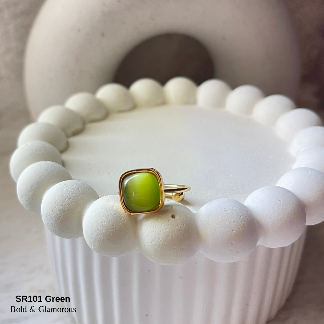 Statement Ring | SR101 | Green