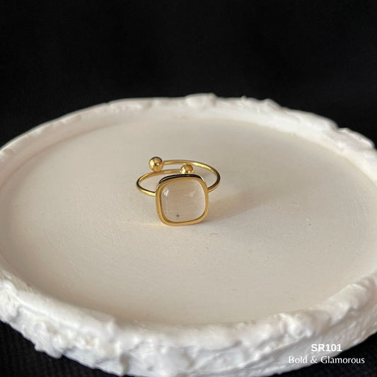 Statement Ring | SR101 | White