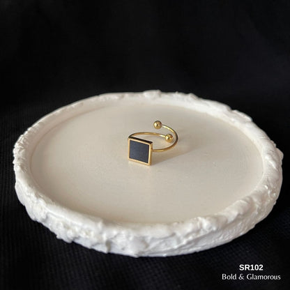Statement Ring | SR102 | Black
