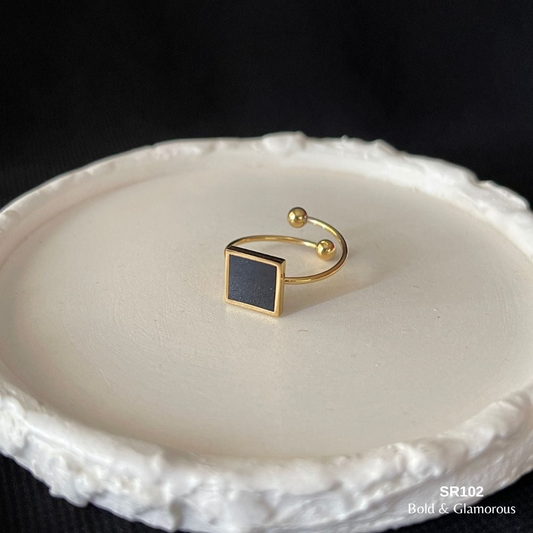 Statement Ring | SR102 | Black
