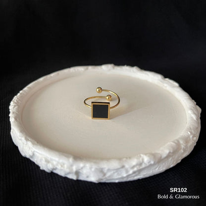 Statement Ring | SR102 | Black