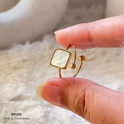 Statement Ring | SR102 | White