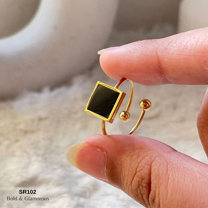 Statement Ring | SR102 | Black