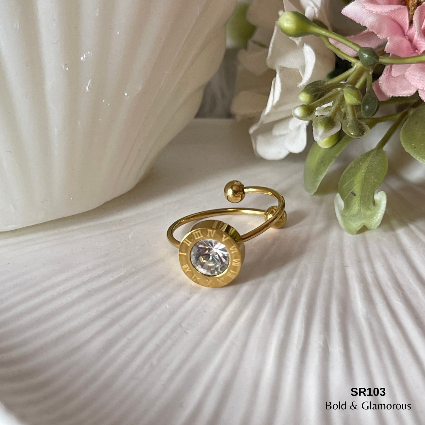 Statement Ring | SR103 | White