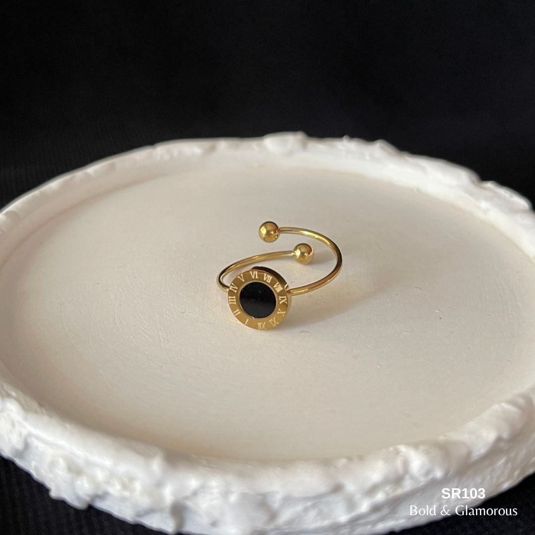 Statement Ring | SR103 | Black