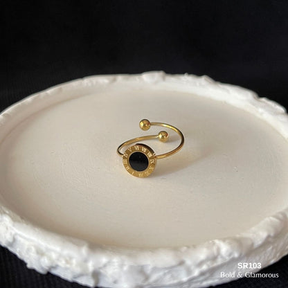 Statement Ring | SR103 | Black