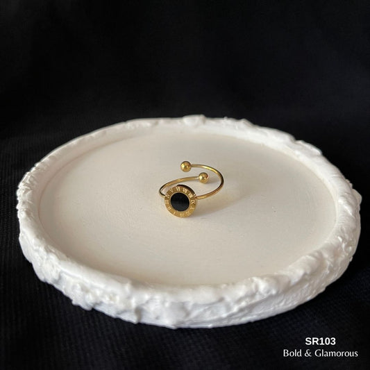 Statement Ring | SR103 | Black
