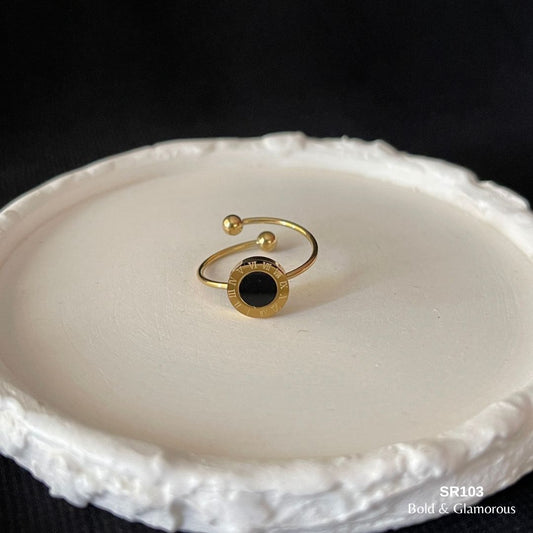 Statement Ring | SR103 | Black