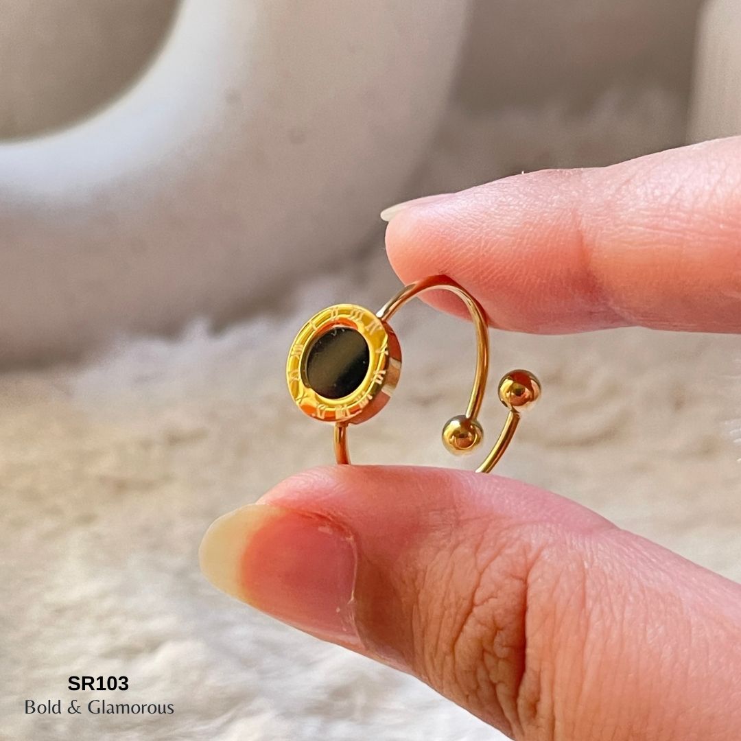 Statement Ring | SR103 | Black