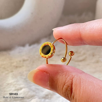 Statement Ring | SR103 | Black
