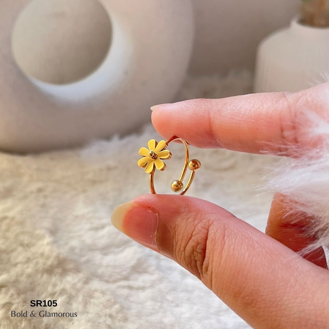 Statement Ring | SR105 | Gold