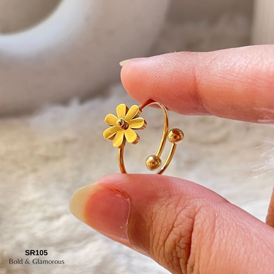 Statement Ring | SR105 | Gold