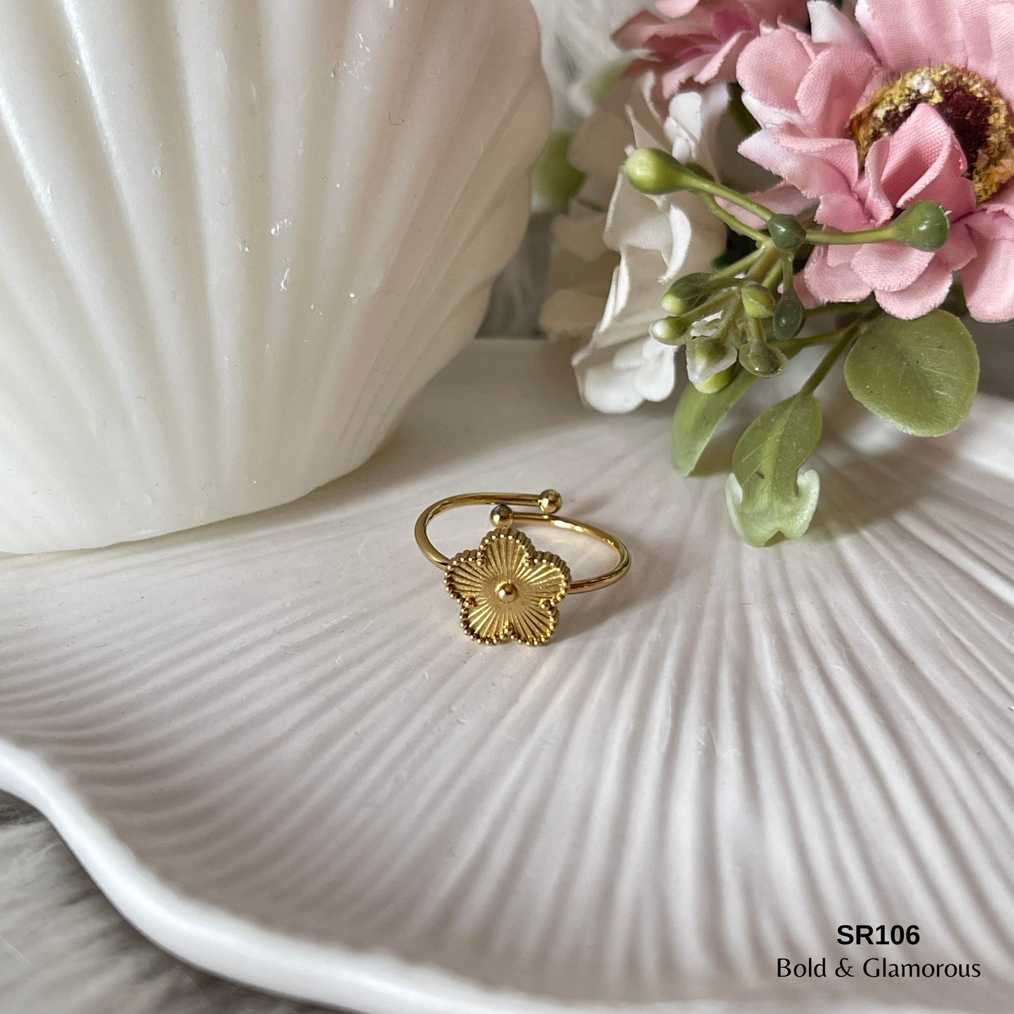 Statement Ring | SR106 | Gold