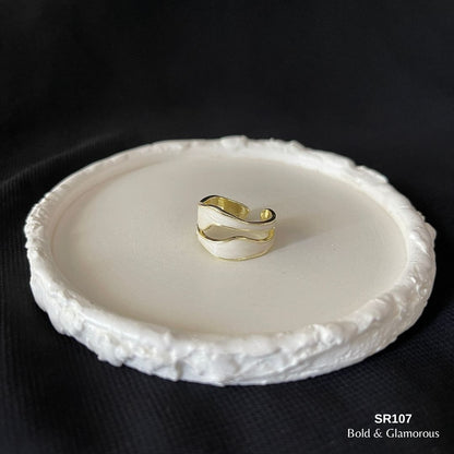 Oil Drip Ring | SR107 | Gold