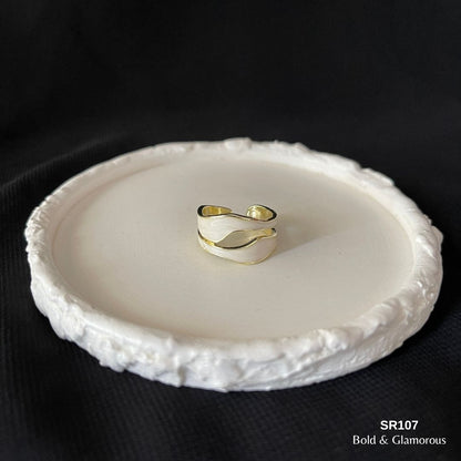 Oil Drip Ring | SR107 | Gold