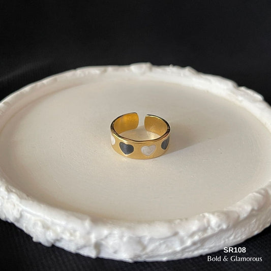 Oil Drip Ring | SR108 | Gold